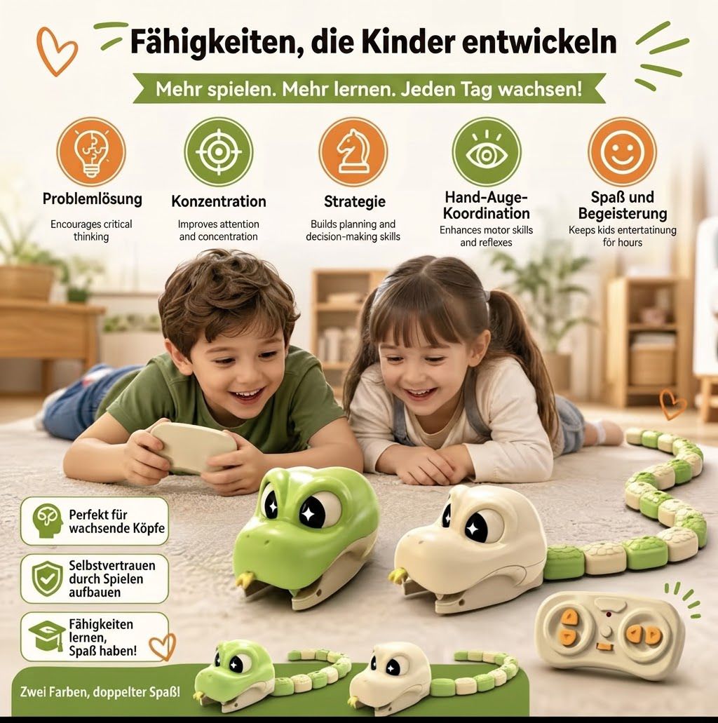 Smart Motion RC Schlange 🐍🎮